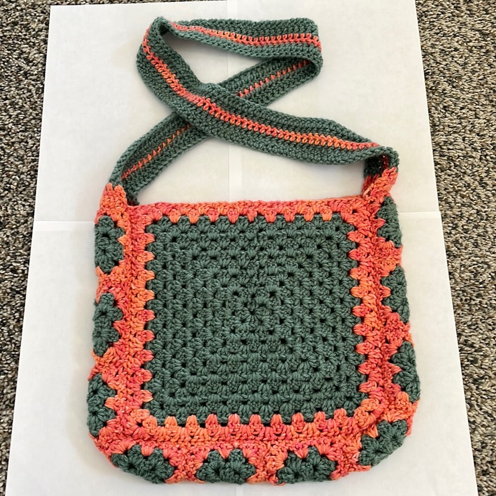 Handmade Colorful Shoulder / Crossbody Bag!